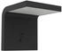 Eglo Gartenbeleuchtung, Leuchten Wandleuchte SPIANTE Solar, 6W, Sensor, Schwarz, Dimmbar (800 lm, IP44) (901082)