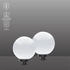 SellTec Kugellampe KIRA SET 2 SET Außenleuchte, IP44 Kugellampe opal Garten, Outdoor, Terrasse 19222-16-2, 19223-16-2, 19224-16-2, 19225-16-2