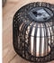 Dehner LED Solarleuchte Solar-Laterne Bari, Ø 30 cm, Kunststoff/Metall, Warmweiß, warmweißes Licht, Schutzart IP44, Farbe anthrazit