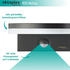 Oktaplex Oktaplex Ros Außenlampe mit Bewegungsmelder IP65 3000K warmweiß Aussenleuchte LED 1300 Lumen 14,6W 230V Wandleuchte anthrazit (17153.3K)