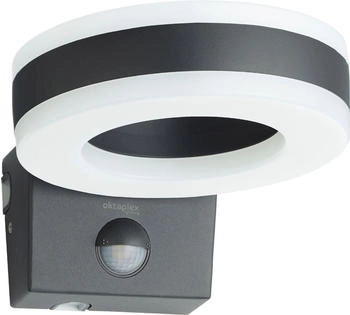 Oktaplex LED Außenleuchte 15W IP65 Bewegungsmelder Wandlampe mit Außenlampe (17049.3K)
