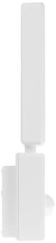 Maclean Wandleuchte Wandlampe Außenlampe LED Bewegungsmelder Weiß,IP65,10W,800lm,4000K [EEK: F] (MCE516 W) – Energieeffiziente Beleuchtung für jeden Außenbereich