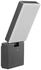 Maclean Wandleuchte Wandlampe Außenlampe Gartenlampe LED Grau IP65, 10W, 700lm, 4000K [EEK: G] (MCE514 GR)