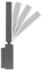 Maclean Wandleuchte Wandlampe Außenlampe Gartenlampe LED Grau IP65, 10W, 700lm, 4000K [EEK: G] (MCE514 GR)