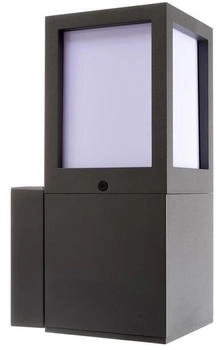 Deko-Light Wandaufbauleuchte Facado II eckig opal IP65 1xE27 Grau (731157)