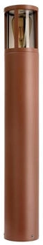 Deko-Light Pollerleuchte Facado II rund get&ouml;nt 650mm 1xE27 IP65 Rost (730501)