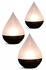 Arnusa Solarleuchte Solarlampe Tropfen 3er Set LED Gartenlampe zum hängen oder Stellen Solar Tischleuchte Hängeleuchte warm-weiß (3er Tropfen Set)
