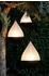 Arnusa Solarleuchte Solarlampe Tropfen 3er Set LED Gartenlampe zum hängen oder Stellen Solar Tischleuchte Hängeleuchte warm-weiß (3er Tropfen Set)