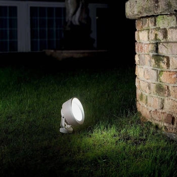 IDEAL LUX LITIO GX53 Bodenleuchte 10W dimmbar Weiss IP66 CCT einstellbare Lichtfarbe 145310