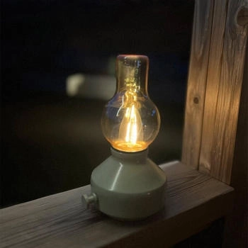 PR HOME Akku-LED-Terrassenleuchte Glimt, grün, IP44, 21,3 cm