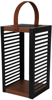 Lumisky Solarlaterne, Schwarz, Metall, LED integriert, 20x35x20 cm, Lampen & Leuchten, Au&szlig;enbeleuchtung, Solarleuchten (800000916614)
