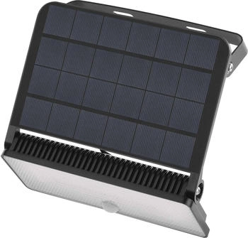 EMOS LED Solarlampe SOLO mit Bewegungsmelder, für Haus/Garten, Sensor-Reichweite 6m/120°, 3 Lichtmodi, 1600lm, Neutralweiß, schwarz, ZG122S