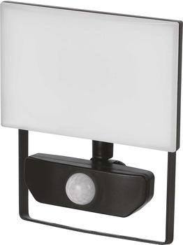 EMOS LED-Strahler Tambo mit Bewegungsmelder - dünnes Aluminium Flutlicht - wasserdicht - neutralweiß - 2000 lm - 20 W - für Außen - schwarz, ZS2922