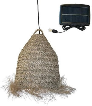 Lumisky ANAFI Solar Pendelleuchte aus Seegras mit Hybridkabel, Netz- und Solarkabel, 5 m Länge (ANAFI SOLAR)