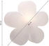 8 seasons Shining Flower LED Solar- / Dekoleuchte, Ø: 40 cm weiß, 32404S