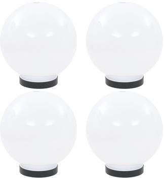 vidaXL 2X LED Kugelleuchte 20cm PMMA Kugellampe Gartenlampe Au&szlig;enleuchte Lampe (50654)