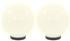 vidaXL 2X LED Kugelleuchte 20cm PMMA Kugellampe Gartenlampe Außenleuchte Lampe (50654)