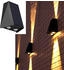 Arnusa Solarleuchte Wandstrahler helle Wandlampe kabellos UP Down Außenleuchte Wandlampe 3,7V 1300mAh hochwertig (TB-258)