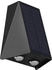 Arnusa Solarleuchte Wandstrahler helle Wandlampe kabellos UP Down Außenleuchte Wandlampe 3,7V 1300mAh hochwertig (TB-258)