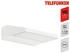 Telefunken LED Außenwandleuchte, Außenwandlampe, Kopf drehbar, 10 Watt, 1.100 Lumen, 4.000 Kelvin, IP44, Weiß, 172x141x52mm (LxBxH) (312606TF)