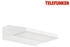Telefunken LED Außenwandleuchte, Außenwandlampe, Kopf drehbar, 10 Watt, 1.100 Lumen, 4.000 Kelvin, IP44, Weiß, 172x141x52mm (LxBxH) (312606TF)