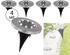 Globo SOLARLEUCHTE AUßENLEUCHTE GARTENLEUCHTE SOLARLAMPE SILBER 67974897