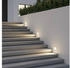 Arcchio Wandleuchte Zamo, dimmbar, LED-Leuchtmittel fest verbaut, warmweiß, Modern, Aluminium, Glas, weiß, 1 flammig, inkl. Leuchtmittel