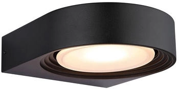 Globo Wandleuchte Gartenlampe LED Schwarz IP44 Dreh-Schwenkbar [EEK: Nicht bewertet] (144817)