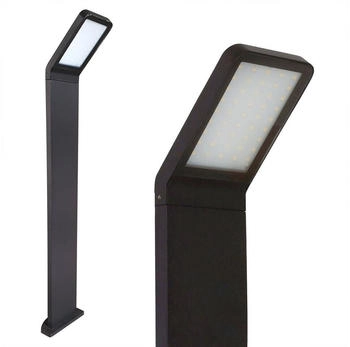 Maxkomfort max K O M F O R T LED Außenleuchte Außenlampe Wandleuchte Standleuchte Edelstahl Wegeleuchte 337 Standleuchte ohne Bewegungsmelder (MA-KH-337-800)