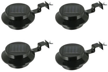 HAC24 HAC24 4x Solar Dachrinnenleuchte Dachrinnenlampe Dachrinnen Lampe Licht Regenrinne Solarlampe Solarleuchte Beleuchtung Aussenlampe (177750307)