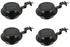 HAC24 HAC24 4x Solar Dachrinnenleuchte Dachrinnenlampe Dachrinnen Lampe Licht Regenrinne Solarlampe Solarleuchte Beleuchtung Aussenlampe (177750307)