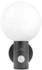 Maclean LED Lampe PIR Bewegungsmelder grau 15W IP65 1600lm 4000K [EEK: F] (MCE515 GR)