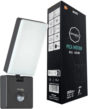 Oktaplex LED Außenleuchte 10W IP65 Bewegungsmelder Fluter Außenstrahler (17084.3K)