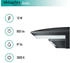 Oktaplex LED Außenwandleuchte mit Bewegungsmelder IP54 230V Wandlampe 3000K warmweiß LED Aussenlampe anthrazit (17083.3K)
