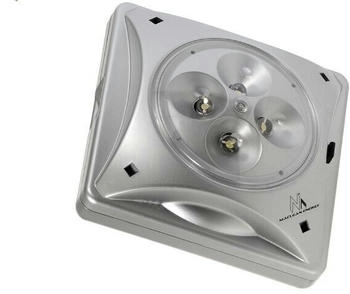 Maclean LED Gartenstrahler MCE124, Solarleuchte für Sonnenschirme LEDs: 4