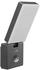 Maclean Wandleuchte Wandlampe Außenlampe LED Bewegungsmelder Grau ,IP65,10W,800lm,4000K [EEK: F] (MCE516 GR)
