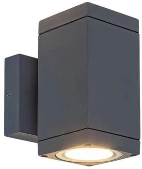 Rabalux Wandleuchte Buffalo antrazhit transparent GU10 2x MAX 35W IP54 L:12.5cm B:7.5cm H:14.5cm dimmbar (RA7888)