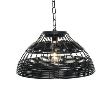Marelida Hängeleuchte LED Solar Hängeleuchte Lampenschirm Korboptik Solarleuchte, LED Classic