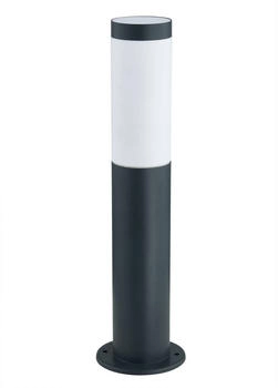 Lindby Sockellampe Statius, H45 cm, schwarz, Edelstahl (10012781)