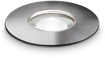 IDEAL LUX LED Bodeneinbauleuchte ROCKET MINI, IP68 IK07, Akzentlicht zentral, 12-24V DC, 2W 4000K, begehbar, 40° (IDEA-212647)