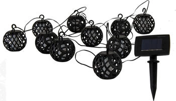 Näve LED-Solarkugellichterkette schwarz 5313022