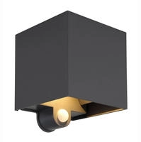 GLOBO LIGHTING LED Au&szlig;en-Wandleuchte "VERONIKA" LED-Modul 1 Stk. Warmwei&szlig;