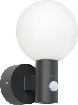 Oktaplex Oktaplex Außenleuchte mit Bewegungsmelder Aluminium 3000K warmweißes Licht 1600lm 15,7W IP65 Außenlampe anthrazit 230V (17155.3K)