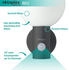 Oktaplex Oktaplex Außenleuchte mit Bewegungsmelder Aluminium 3000K warmweißes Licht 1600lm 15,7W IP65 Außenlampe anthrazit 230V (17155.3K)
