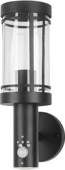 Grafner Wandleuchte Wandlampe Edelstahl mit Bewegungsmelder Anthrazit WL11003 Wandleuchte,(22086)