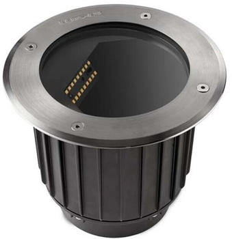 LEDS-C4 Bodeneinbauleuchte IP65-IP67 GEA WALL WASHER Ø185MM LED 17W 4000K AISI316-EDEL (LEDS-55-9908-CA-CM)