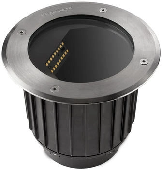 LEDS-C4 Bodeneinbauleuchte IP65-IP67 GEA WALL WASHER Ø225MM LED 24W 3000K AISI316-EDEL (LEDS-55-9910-CA-CL)