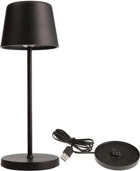 Deko-Light Deko Light Akku Tischlampe Canis Mini schwarz dimmbar mit Ladesockel 2200/3000K IP65 (620208)