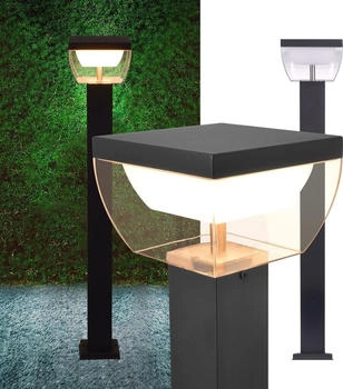 Maxkomfort LED Außenstandleuchte 310A-800 BALVIA, 80cm, Anthrazit, IP44, 9W – Moderne und e Beleuchtung (MA-310A-800)