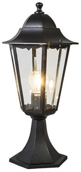QAZQA Klassischer Outdoor-Laternensockel schwarz 48 cm IP44 - New Orleans (109946)